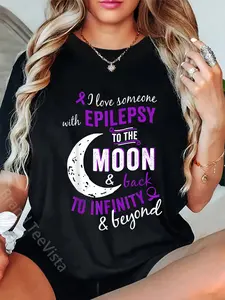 100% Cotton Epilepsy Awareness Shirts - Epilepsy Awareness Products T-Shirt