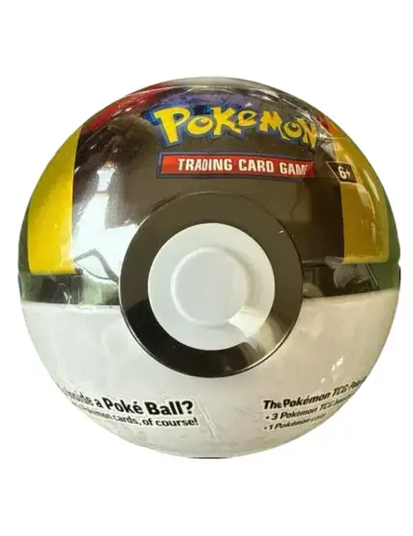 BLACK AND GOLD POKE BALL WITH 3 PACKS