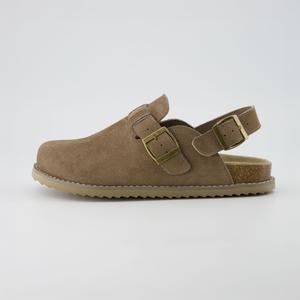 Cushionaire Women's Brooklyn Suede Slingback Clogs | Genuine Leather Casual Shoes for Women with Memory Foam Cushioned Insoles, Adjustable Back Strap