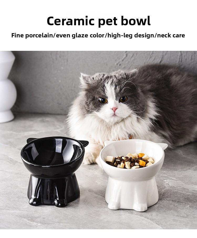 Anti-tip water bowl for cats, large capacity fabric bowl, specially designed for kittens and small cats