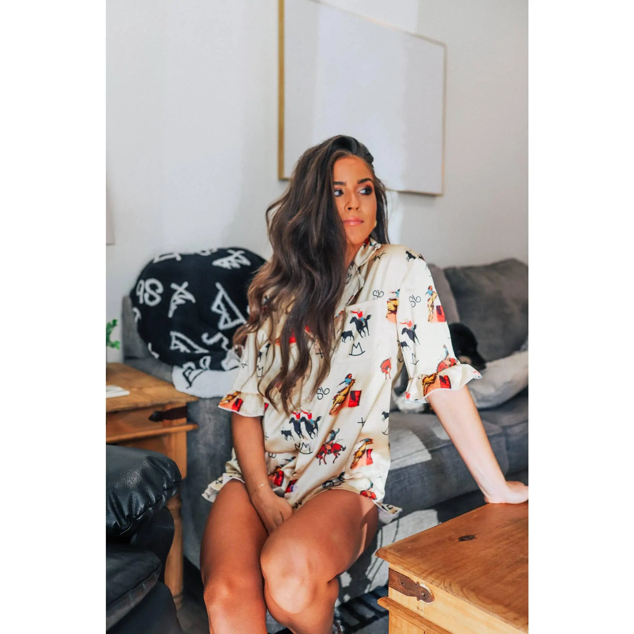 Vintage Cowboy Pajama Set