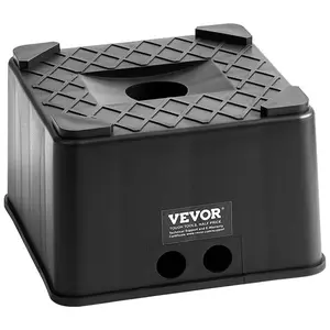 VEVOR Trailer Jack Blocks, 6 High Heavy Duty RV Leveling Blocks, Each with 6000 lbs Capacity, as RV Jack Stand, Stool, Camper Accessories, for Travel Trailers, 5th Wheels Class A/C Motorhomes, 2 PcsVEVOR Super Brand Day