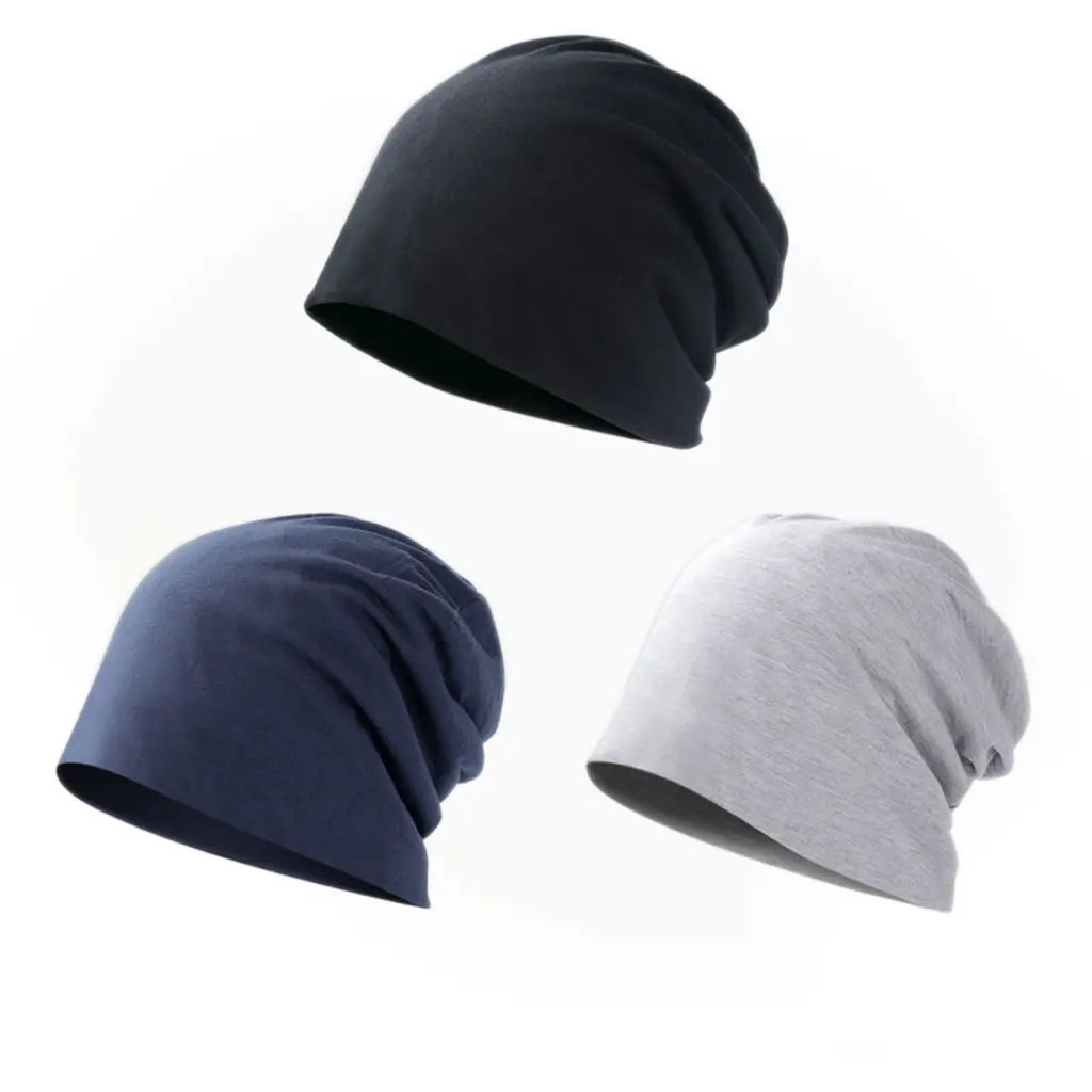 Classic Solid Color Beanie Hat in Black Navy Blue & Three Colors Fashionable Street Accessory Warm for Outdoor Cycling Unisex Design Universal Fit Handmade outdoorfun Winter Hat Baseball Cap Casual Wear
