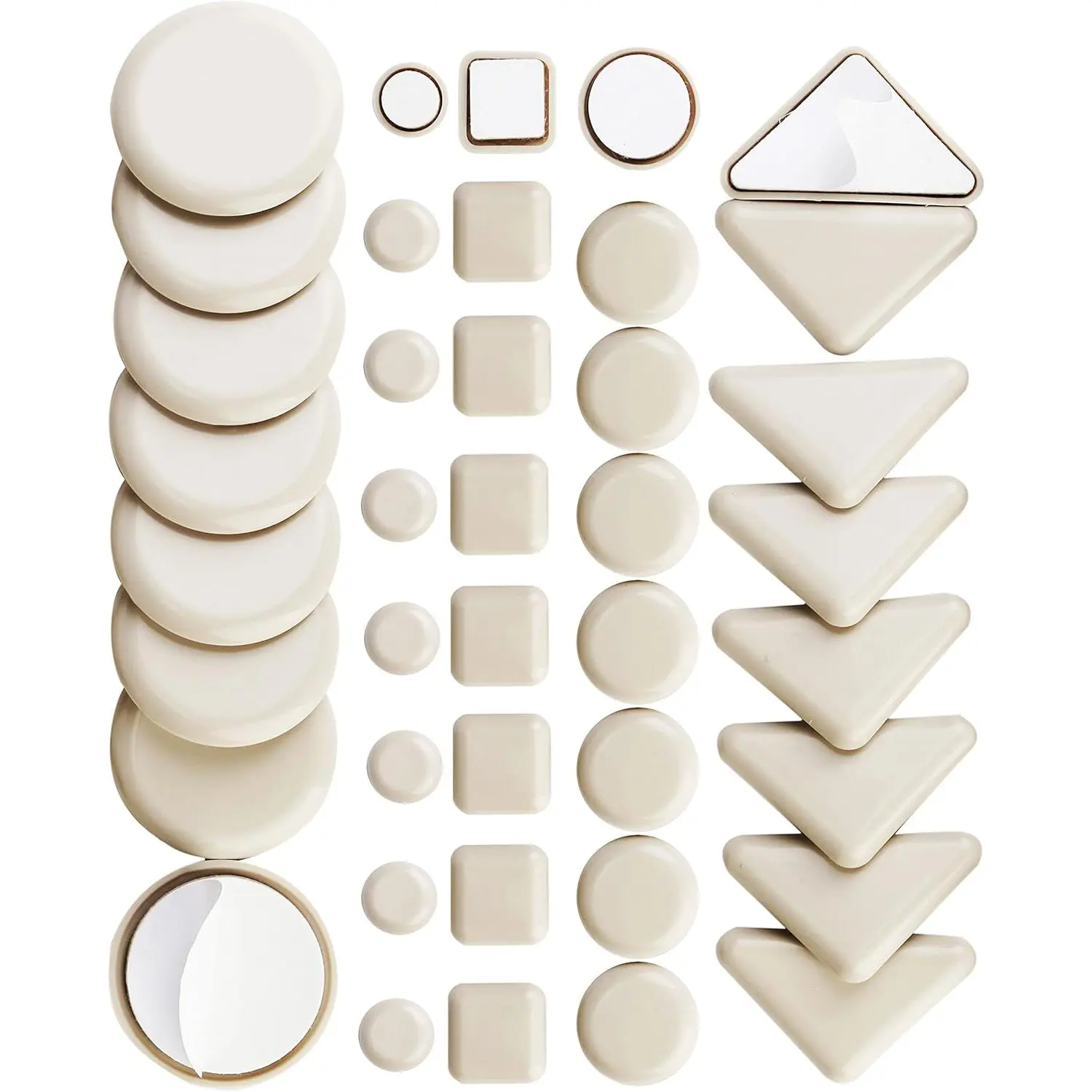 40 Pack Combo Self Stick Furniture Glider for Carpet Furniture Moving Slider Carpet Slider,Self-Adhesive Furniture Slider,Moving Pads Moving Furniture Sliders,Self Adhesive Sliders Furniture Glides