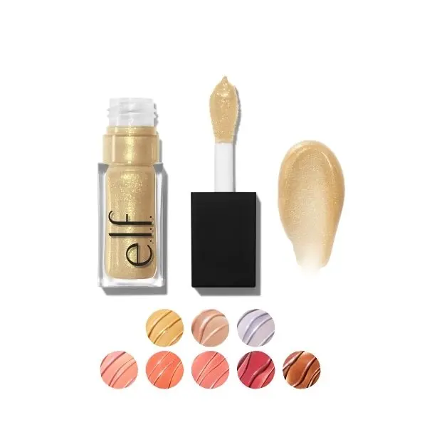 e.l.f. Glow Reviver Lip Oil Glimmer, Hydrating Lip Oil with Glitter Finish 7.6mL e.l.f. Glow Reviver Lip Oil Glimmer, Hydrating Lip Oil with Glitter Finish 7.6mL