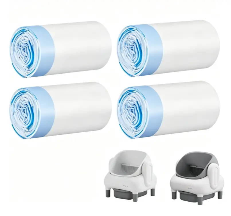 Two sets of cat litter bags