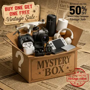 2026 Holiday Season Electronic Mystery Box!Bag Smartphones, Noise-Canceling Headphones, Portable Speakers & Extension Cords – Stock Alert, Act Fast!