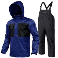 Blue Jacket & Black Bibs 827