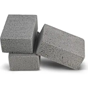 Maryton Grill Stone Cleaning Brick - Griddle Grills Cleaning Kit Block Pumice Stone for Removing Stains BBQ Grease, 3 Count