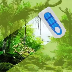 Magnetic Floating Aquarium Fish Tank Brush, Algae Cleaning Scraper with Plastic Sponge, Powerful Algae Removal, Easy Clean No Scratches, Cleaner