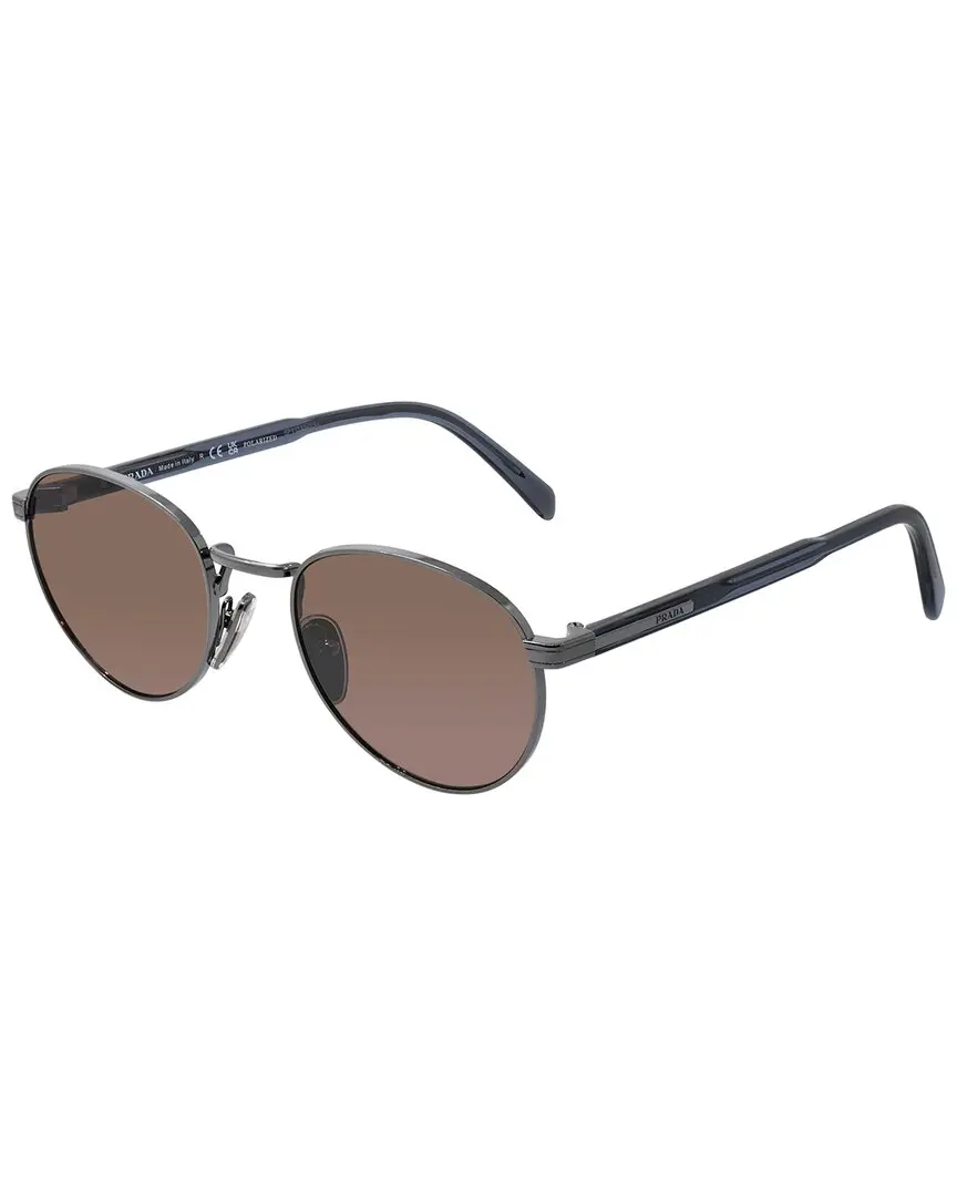 Prada Men's 53mm Polarized Sunglasses