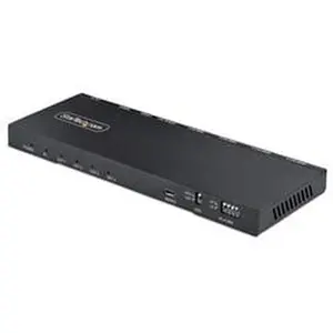 StarTech HDMI-SPLITTER-44K60S 3.5 mm HDMI Splitter - 4-Port, 4K 60Hz, Built-in Scaler - Optical Audio