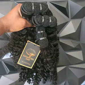 Burmese Curly 100% raw human hair bundles. 100% Cuticle Aligned Hair,Unprocessed Raw Hair, No Chemical,No Shedding,No Tangle and No Smell.