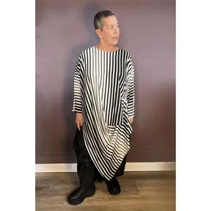 Black Stripe Tunic Top