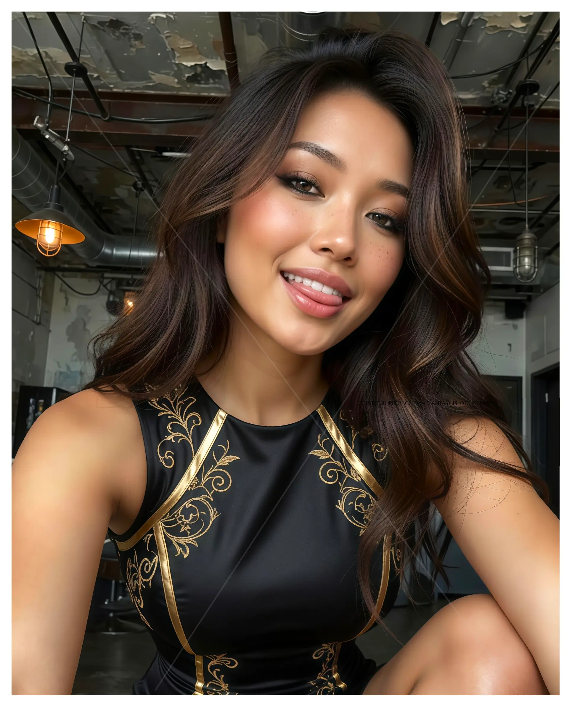 8x10 Photo Art Print Photograph Semi-Gloss Pretty Asian Woman Portrait Artwork Model Picture #95617