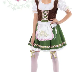 Women’s Oktoberfest costume, German Bavarian Halloween cosplay available in medium and small
