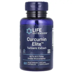 Life Extension Curcumin Elite, Turmeric Extract, 60 Vegetarian Capsules