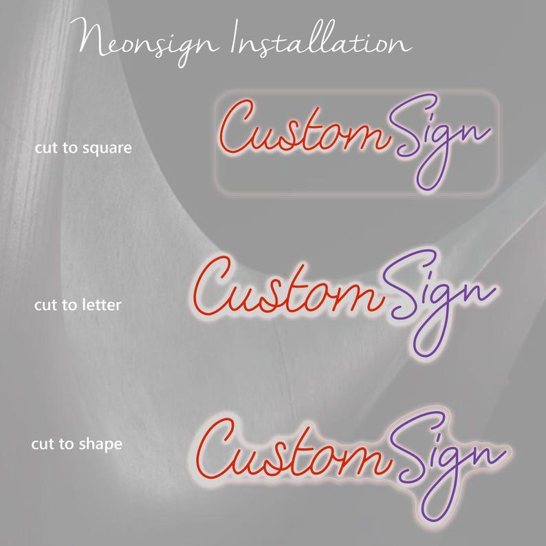 Custom Neon Sign LED Light Personalized Name Logo Wall Decor for Wedding Party Bedroom Bar Business Shop Birthday Party Backdrop Customized LED Light Word Art Wall Decor Gift for Her Him Home Wall Art