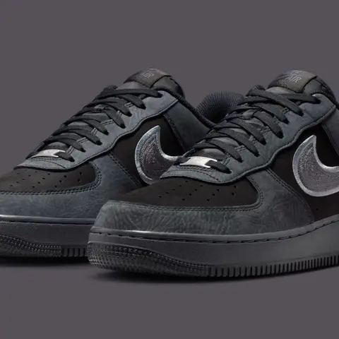 Nike Air Force 1 Low '07 Black Dark Smoke Grey IB6842-002 Men’s Shoes NEW