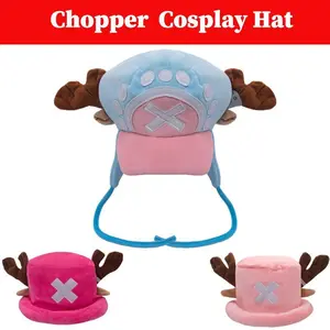 Chopper Cosplay Tony Hat Cap Anime Pirate Hat Costume Accessories Adult Cap Cute Headwear Women Men Halloween Party Suit Props