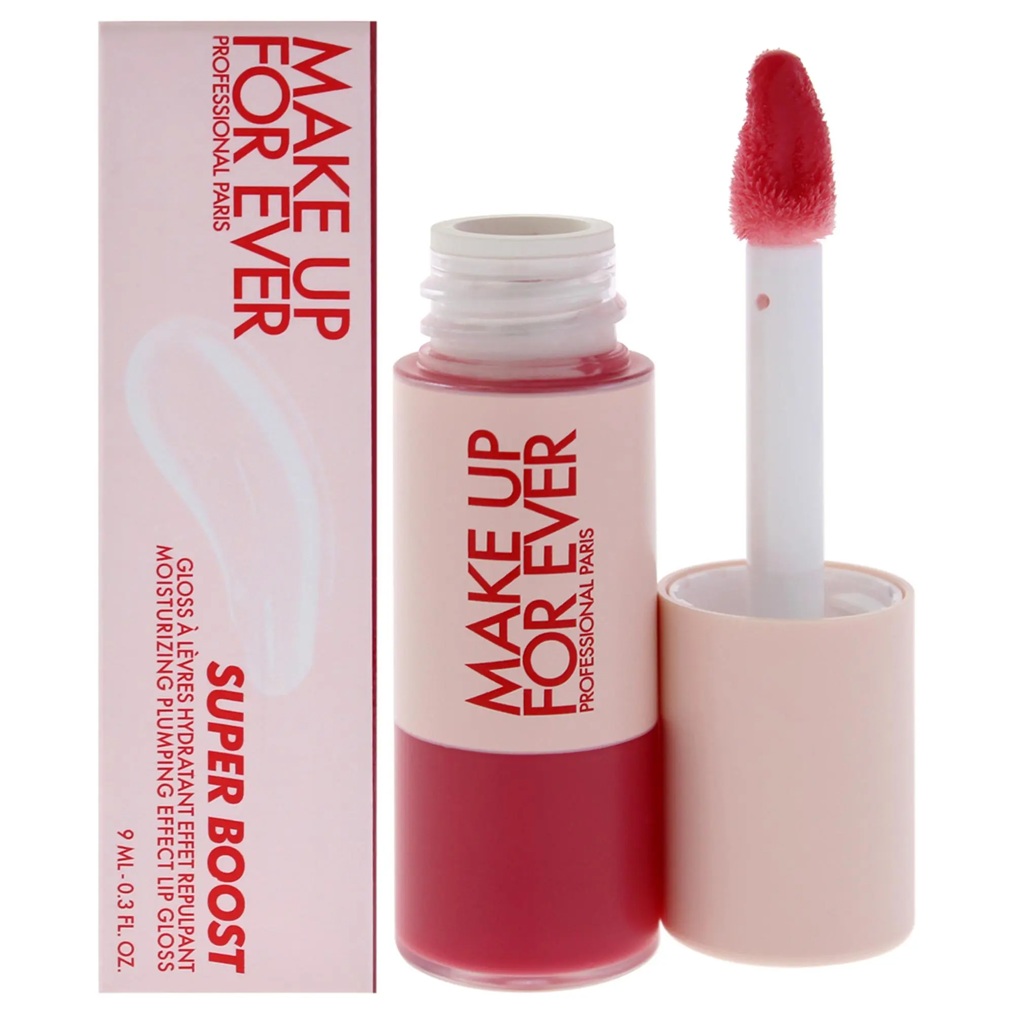Make Up For Ever Super Boost Hydrating Glossy Cosmetic Lip Gloss - 09 Daring Candy for Women - 0.3 fl oz Makeup