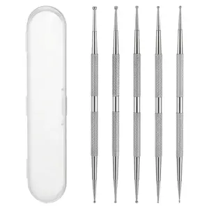 Stainless Steel Dotting Tool &Case 5pcs