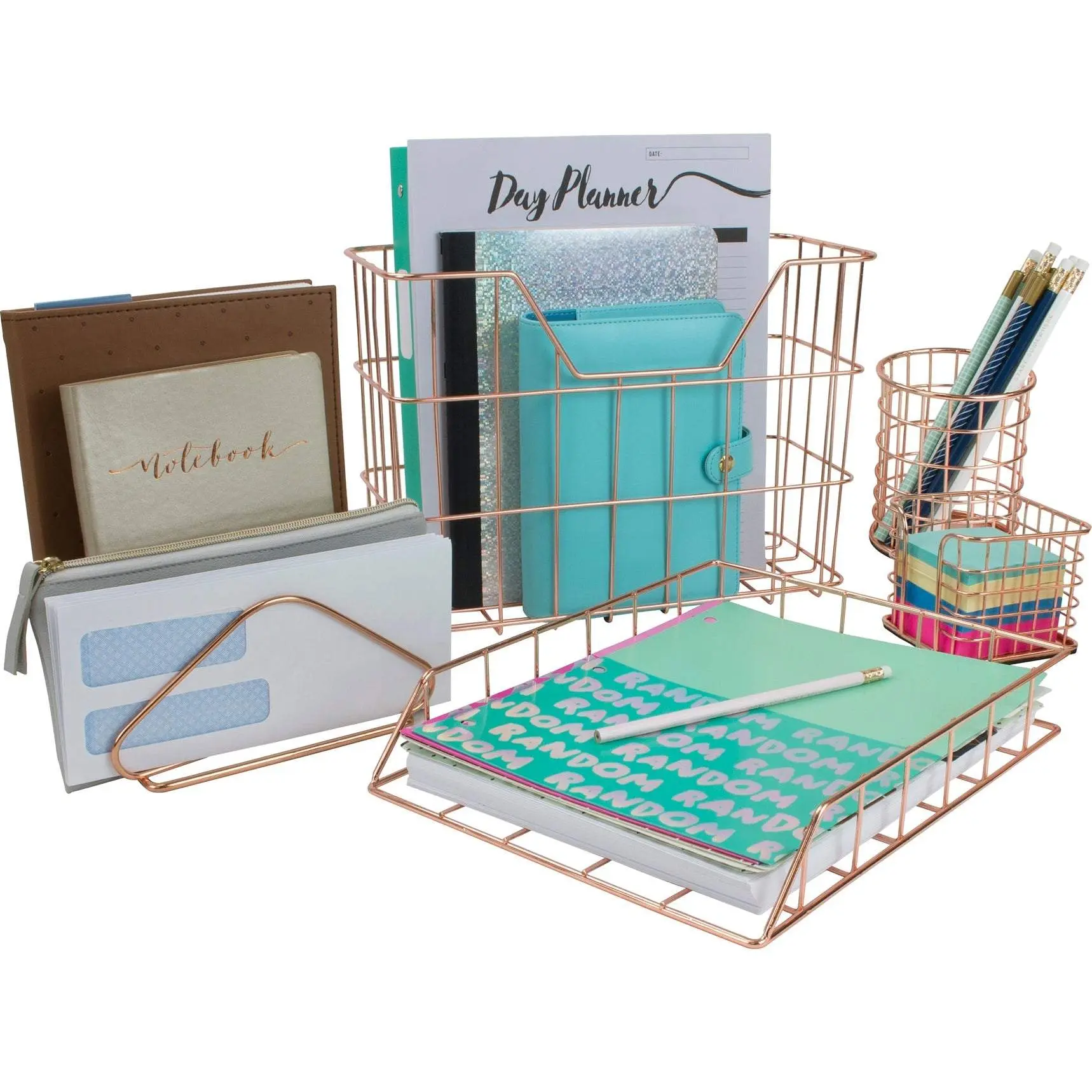 Desk Organizer Set (5-Piece) for Efficient Office Space Management