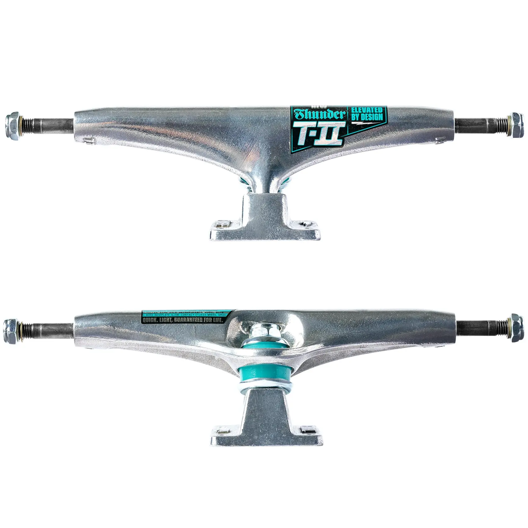 Thunder Skateboard Trucks T-II Silver 161 (9.125")