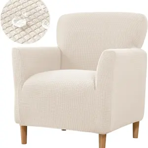 Full Coverage Sofa Couch Covers, Fashionable Embroidered, Stretchy, Deep Pocket, All-Seasons, Anti-Cat Scratch, Detachable Washable, Elastic Sofa Slipcover