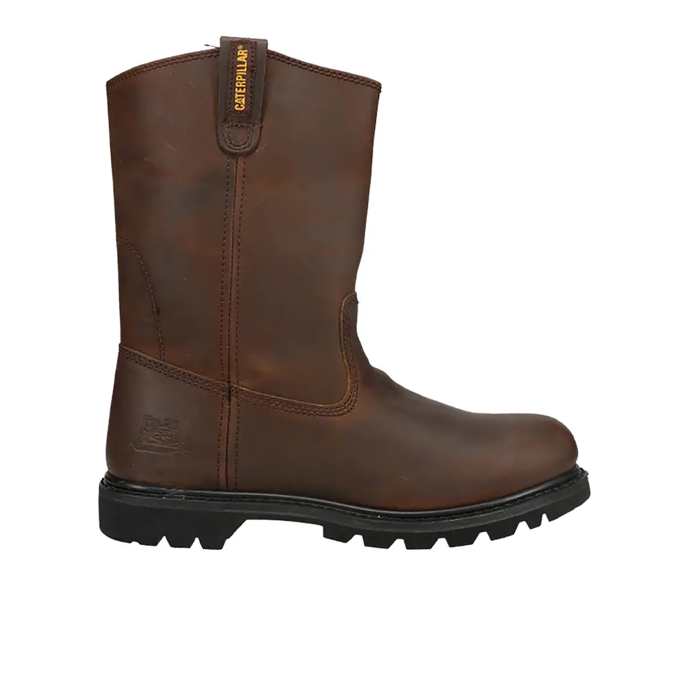 Cat Footwear Mens Revolver Electrical Hazard Soft Toe  Work/Duty - Brown