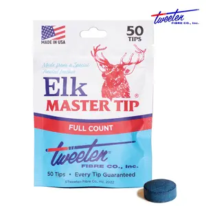 Elk Master Cue Tip Ø10mm 1 package 50 pcs