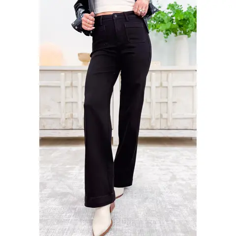 Speechless By Judy Blue - High Rise Straight Jeans