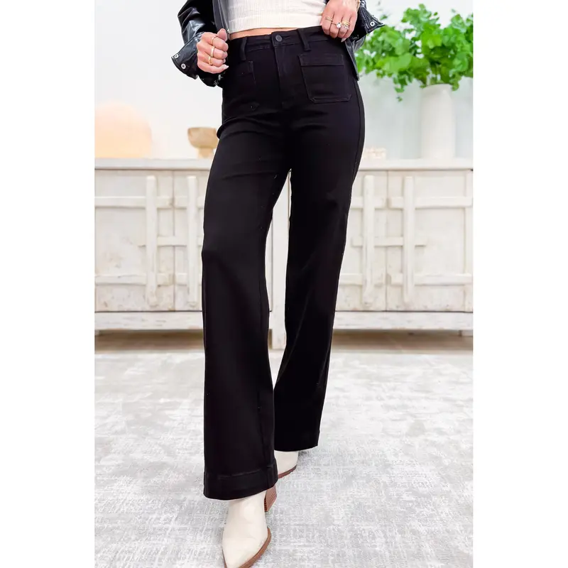 Speechless By Judy Blue - High Rise Straight Jeans