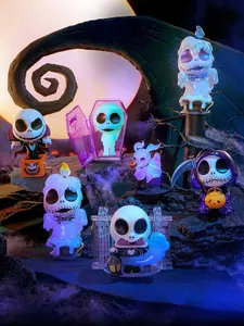 The Nightmare Before Christmas - COSBI Box Mini Figures Series 3 – Petrified Magic Plush Figure, Mystery Box Collectible Toy, Surprise Soft Sculpture Gift