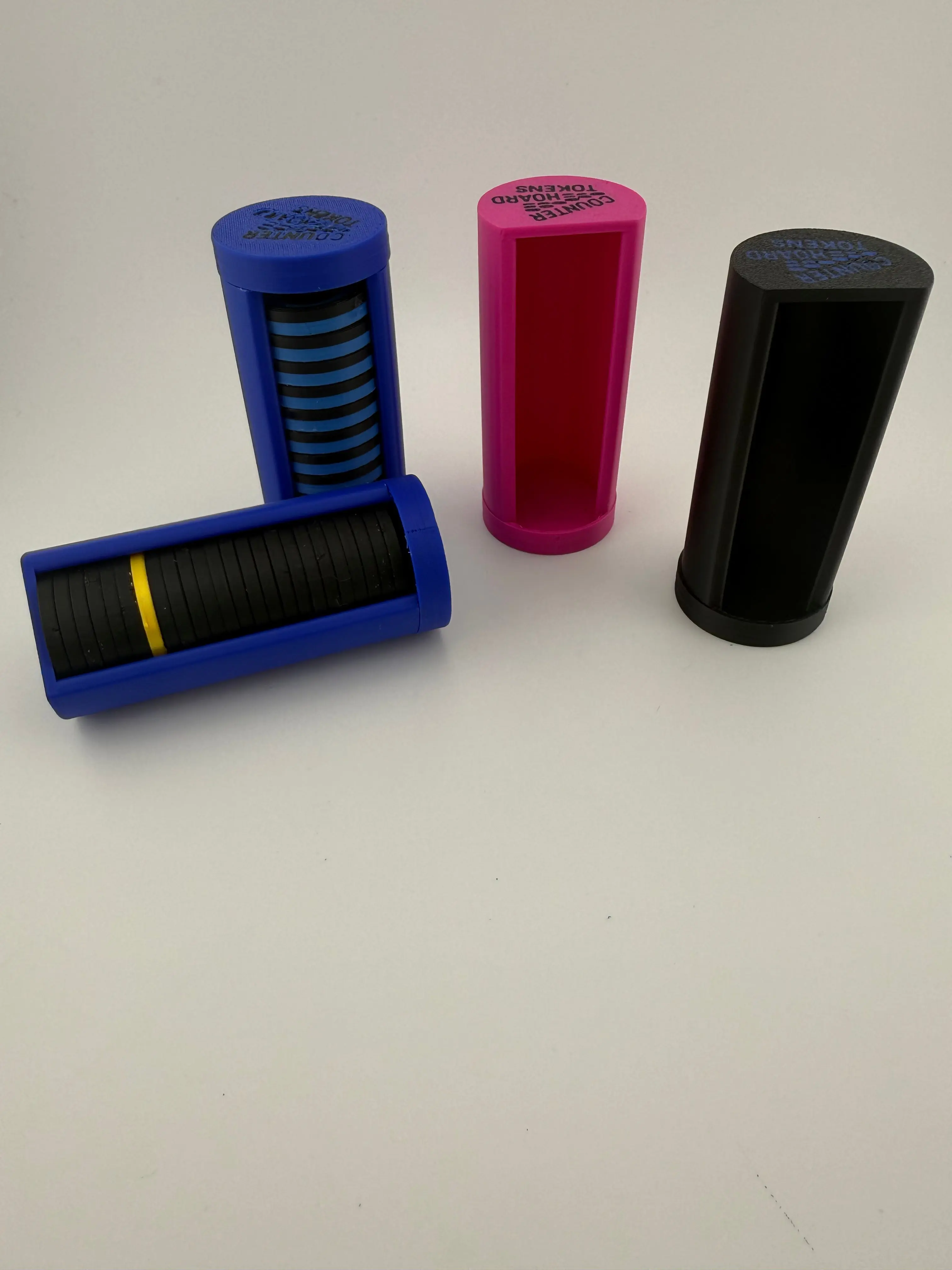 Token Holder Storage Tube