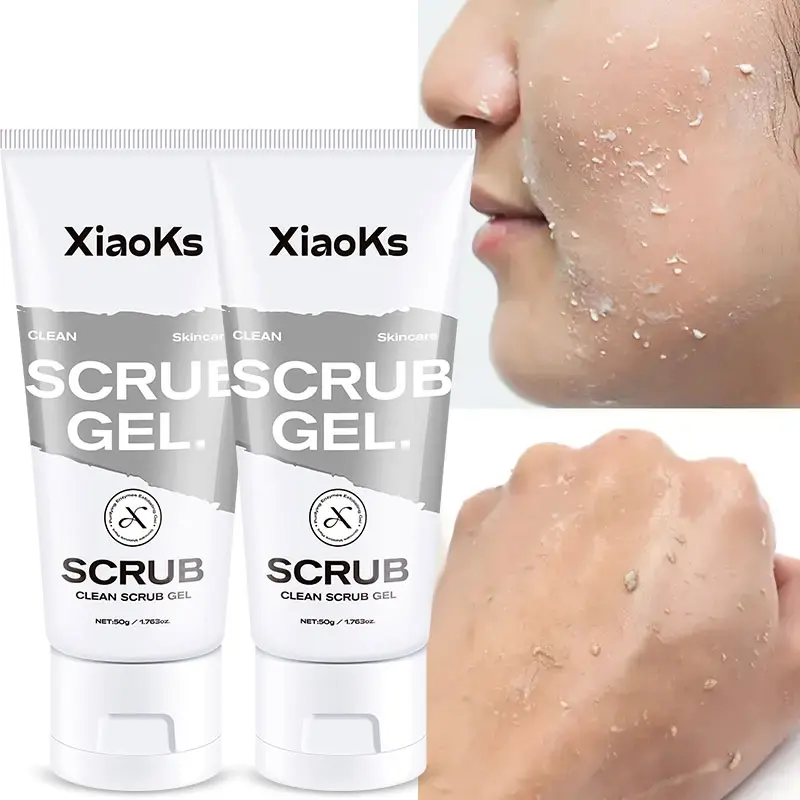 XiaoKs Purifying Exfoliating Scrub Gel Cleanser - Gentle Plant-Based, All Skin Types, Daily Cleansing, Moisturizer to Hydrate, Repair, 1-Minute Smooth Comfort Transformation
