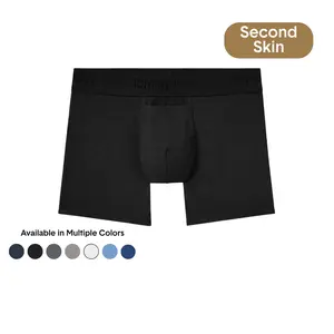 Tommy John Men’s Second Skin Trunk & Boxer Briefs, Luxury Soft Modal Fabric, Contour Pouch, Stay-Put Waistband 6" Inseam