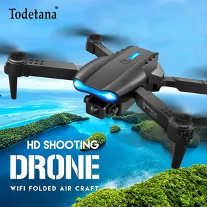 E99 Foldable Camera Drone RC Quadcopter with Altitude Hold One-Touch Takeoff/Landing 360° Flips & Headless Mode Perfect Valentine's Day Gift for Your Partner