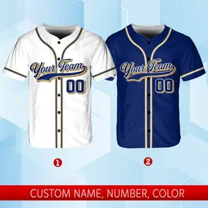 Personalized Team Name And Number Baseball Jersey, Custom Baseball Jersey Shirt, Baseball Jersey Uniform For Baseball Fans Lovers