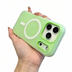 High-End Simple Jelly 2-in-1 Magnetic Phone Case, TPU+ABS Shockproof Drop-Proof, Compatible With iPhone 17/16/15/14/13/11 Pro/XS Max