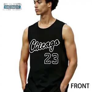 Chicago No. 23 Jersey Basketball Game Back Suit American Basketball Sportwear Men's Spring and Summer Training Competition Suit Student Campus Basketball Uniforms Summer Thin Basketball Suit Breathable Quick Dry Scratch Resistant Wear