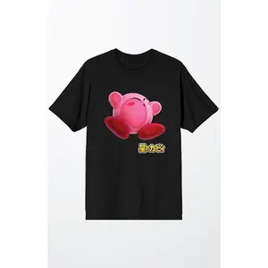 PacSun Men's Kirby Pink Mochi Character T-Shirt - Multicolor