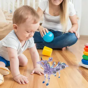 Ultimate Unicorn Pegasus Car Toy, Magnetic Transforming Robot Cars, Mystery Game, Best Birthday Gift, Christmas Present