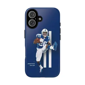 Jonathan Taylor the Colts Themed Phone Case Premium Matte Texture, Protection, Shockproof, Anti-Drop, Anti-Fingerprint For IPhone 17-12, Pro Max, Pro Plus, and Samsung S25-22 Protection Safety