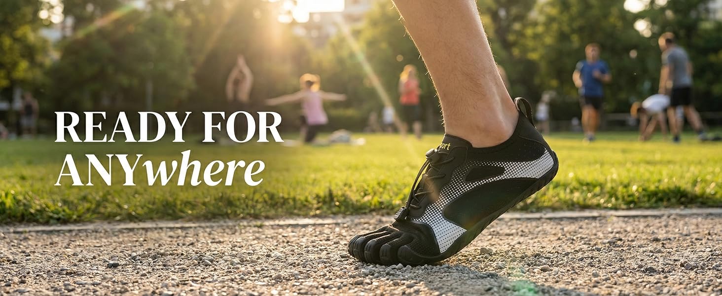 Barefoot Magic Claw Five Toe Finger Shoes for Men & Women Multi-Purpose Ultra-Portable All-Terrain Outdoor Hiking Light Trail Quick-Dry Socks Water Shoes