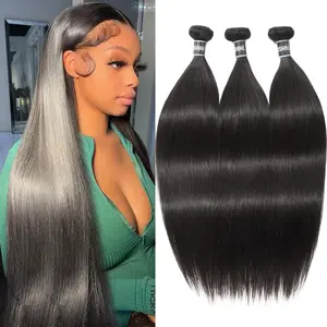 ASHINE Cambodian Raw Human Hair Wave Bundles - 3-Pack Virgin Weave, Fragrance Free, Double Weft Construction, Dye and Bleach Friendly