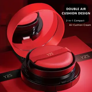 [ Buy one Get one Free ] A box of 20g*2 Double-layer Concealer Cushion BB Cream, natural color, powder compact cushion in one, soft and long-lasting makeup, no false whitening, not easy to come off makeup, cushion for lazy people