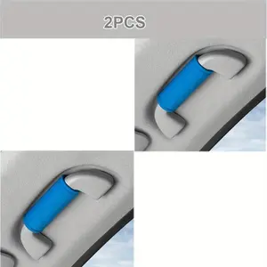 2Pcs car handle covers, soft car handle covers, car door handle protectors, car roof pull gloves, car general car door handle protective cover, hand cover interior set