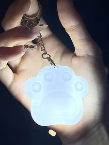 Touch-Sensitive Glow Light, Rechargeable Keychain Night Lamp, Bag Pendant Induction Light, Portable and Convenient Lighting Solution, Trendy Cute Keychain