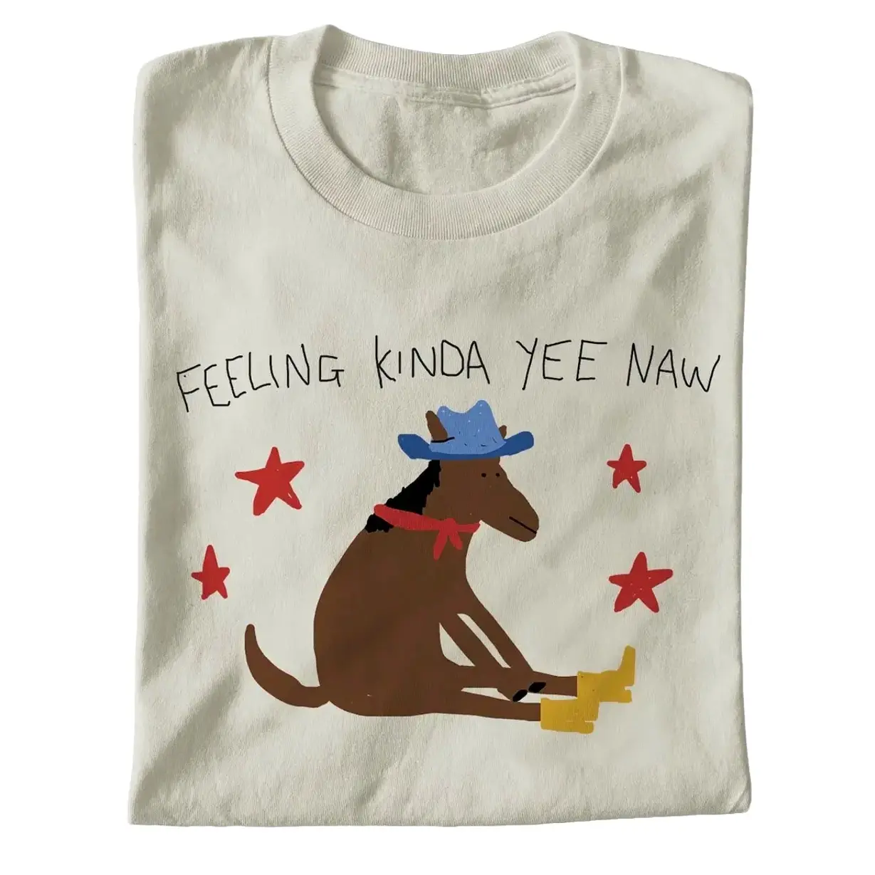 feeling kinda yee naw - unisex t shirt, cowboy meme, horse t shirt, rodeo meme, cowboy shirt